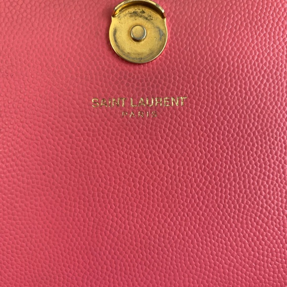 SAINT LAURENT
Grain De Poudre Medium Classic Monogram Kate Satchel pink - Picture 8 of 9